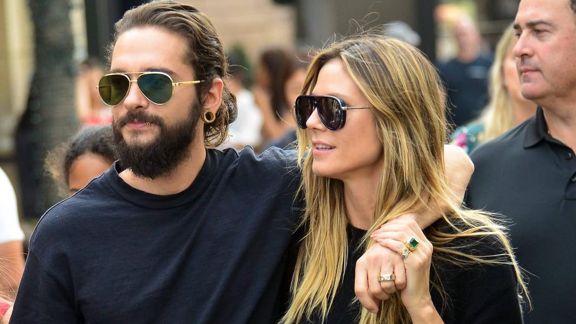 Tom Kaulitz und Heidi Klum: Der Musiker macht das Model glücklich.