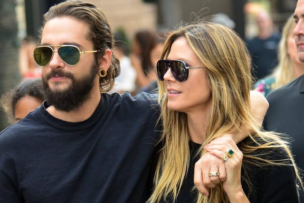 Tom Kaulitz und Heidi Klum: Der Musiker macht das Model glücklich.