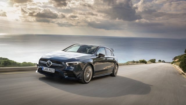Flotter Schwabe: Der Mercedes-AMG A 35 ist zu Preisen ab 47. Flotter Schwabe: Der Mercedes-AMG A 35 ist zu Preisen ab 47.