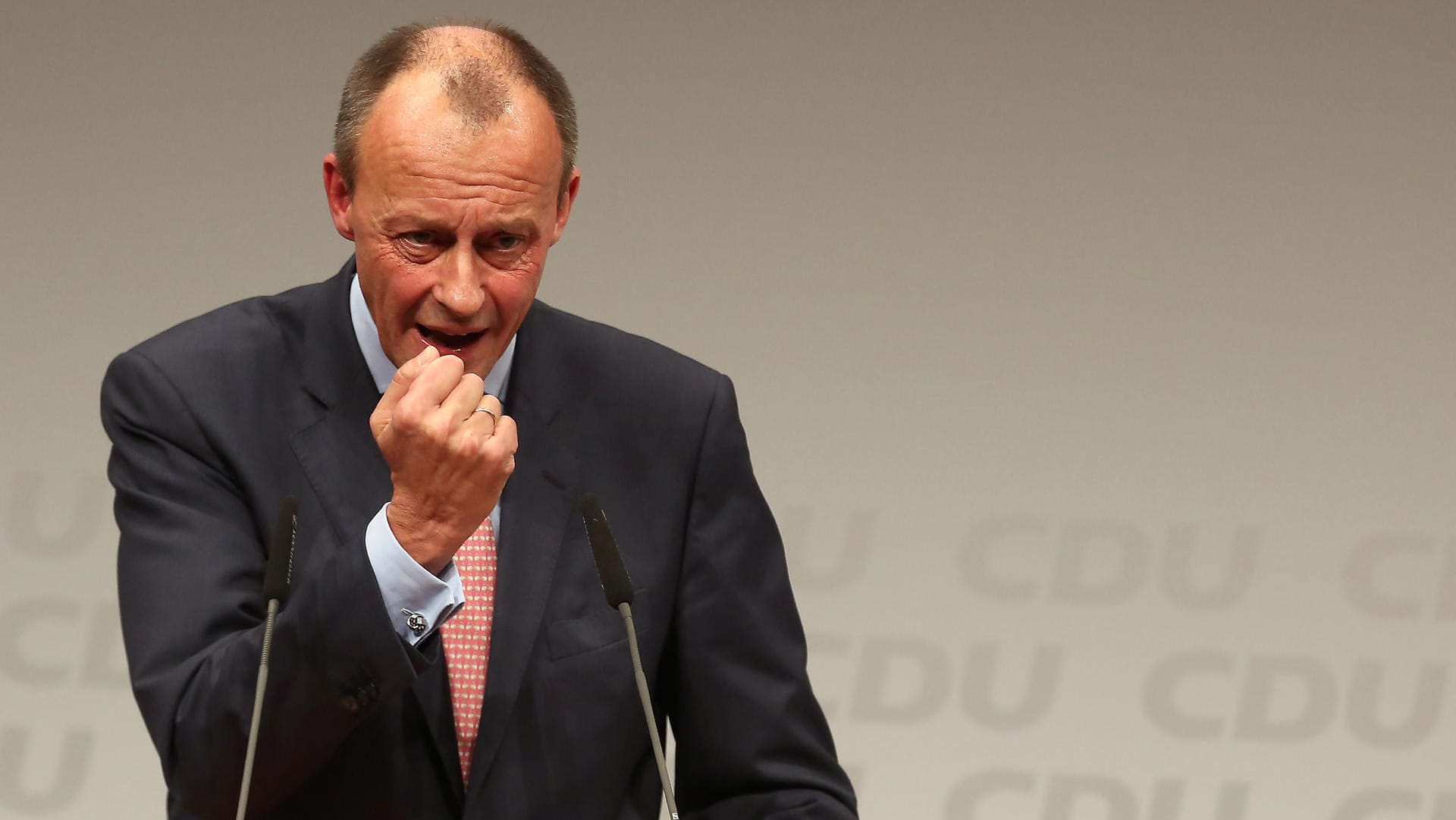 Friedrich Merz: Kaum vorstellbar, dass er im Fall einer Niederlage ein anderes Amt in der Partei übernimmt.