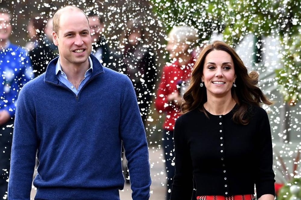 Prinz William und Herzogin Kate: Das Paar veranstaltete eine Weihnachtsfeier auf dem Gelände des Kensington-Palastes.