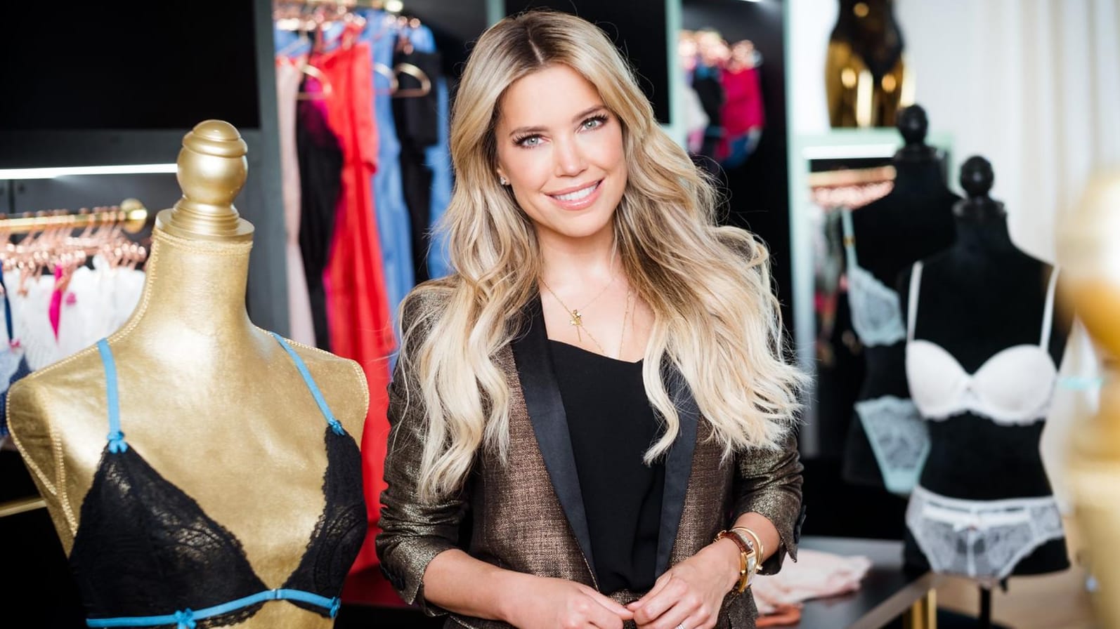 Immer perfekt gestylt: Sylvie Meis bei den Dreharbeiten zu "Sylvies Dessous Models"