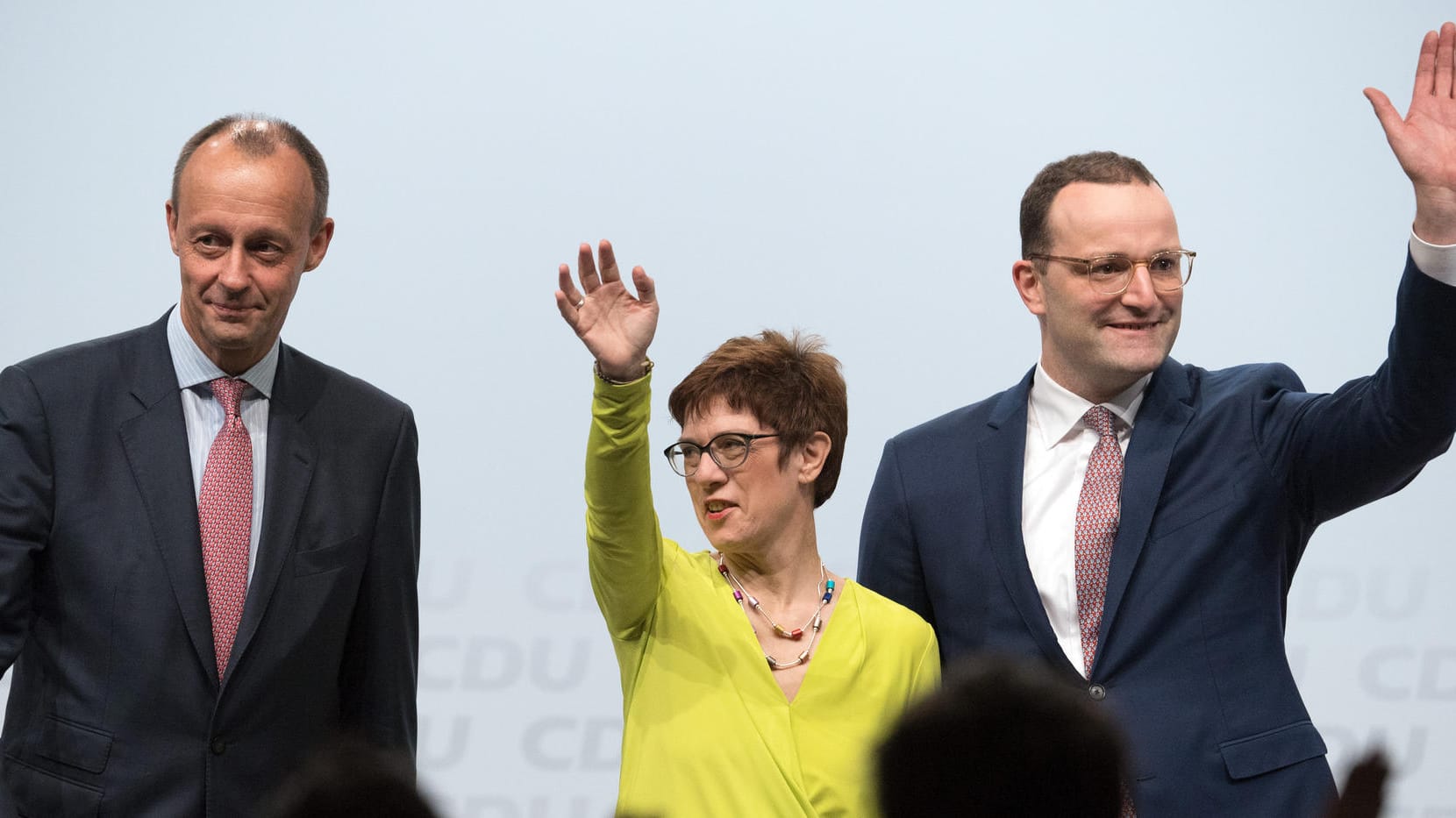 Merz, Kramp-Karrenbauer, Spahn