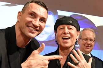 Der Ringträger und sein Laudator: Klaus Meine und Wladimir Klitschko.