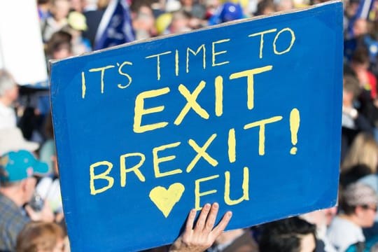 Demonstration für ein zweites Brexit-Referendum in London.