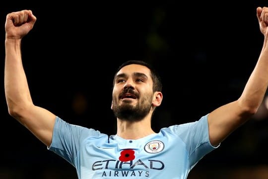 Glaubt, dass sein ehemaliger Verein Borussia Dortmund Meister werden kann: Der nun für Manchester City spielende Ilkay Gündogan.