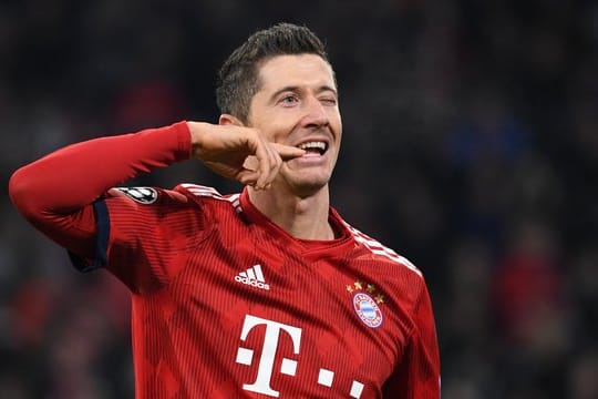 Fühlt sich in der Jägerrolle auch wohl: Bayern-Angreifer Robert Lewandowski.