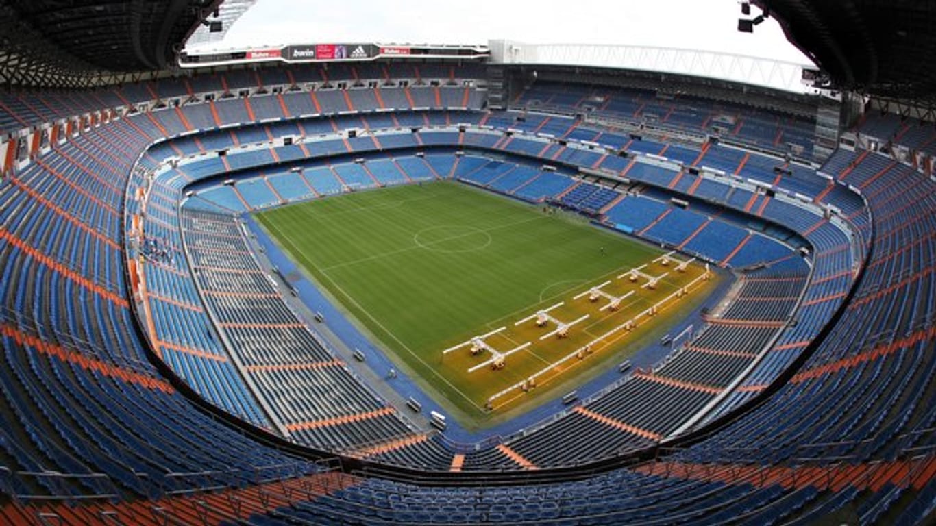 Im Bernabeu-Stadion in Madrid wird das Finale im südamerikanischen Copa Libertadores ausgetragen.