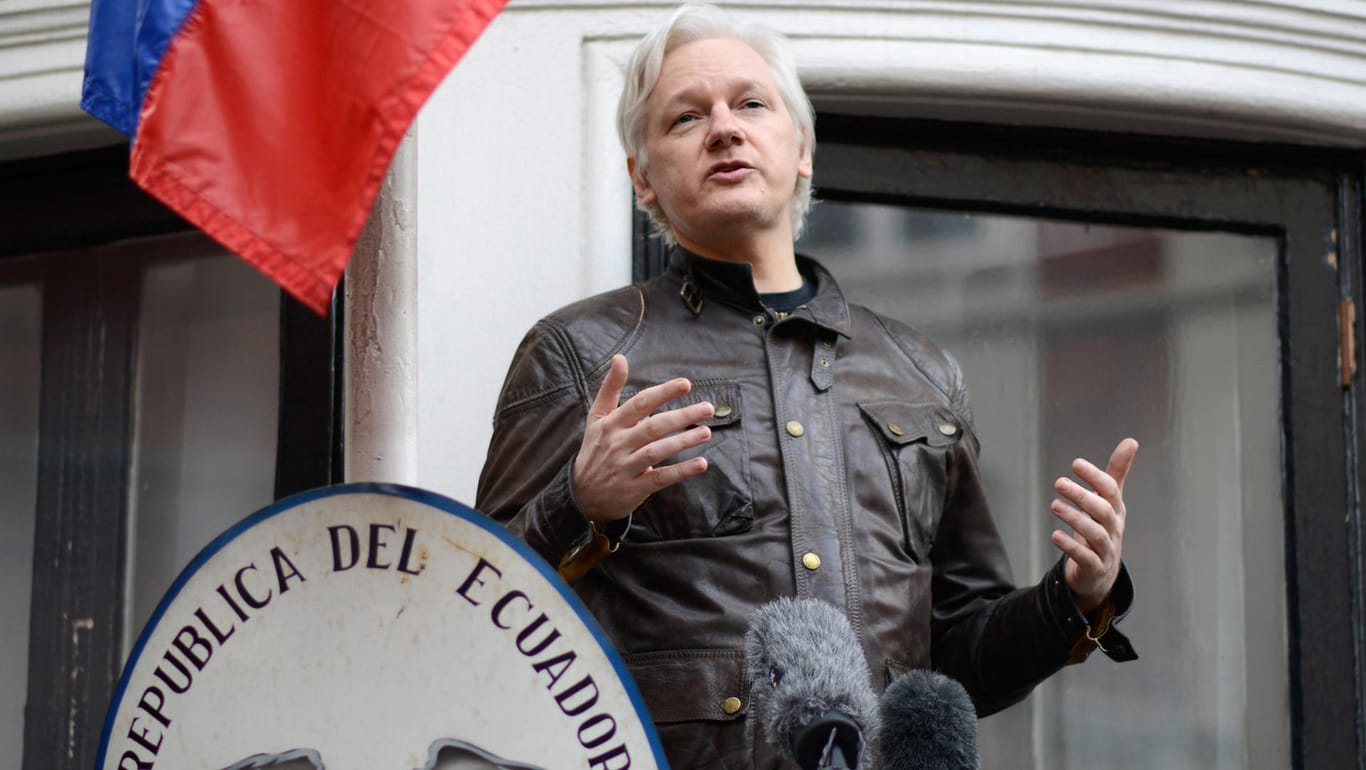 Wikileaks-Gründer Julian Assange: Seit 2012 lebt der Australier in der Botschaft von Ecuador in London.