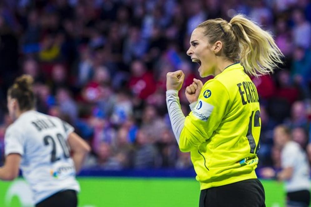 Starker Rückhalt: DHB-Torfrau Dinah Eckerle.