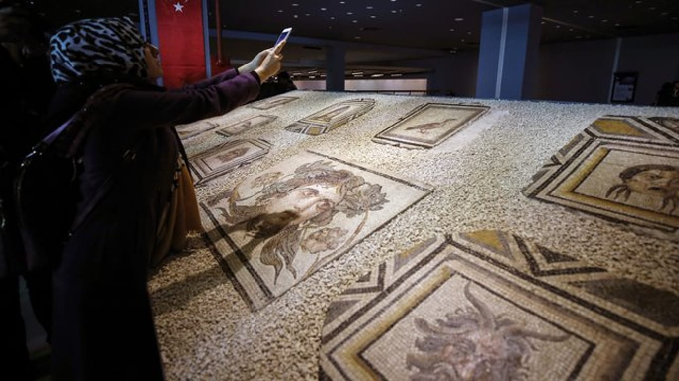Die Mosaikstücke aus der Römerzeit waren Teil der Kunstsammlung einer US-Universität und wurden an die Türkei zurückgegeben.