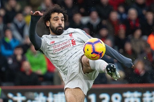 Mohamed Salah traf dreifach für Liverpool.