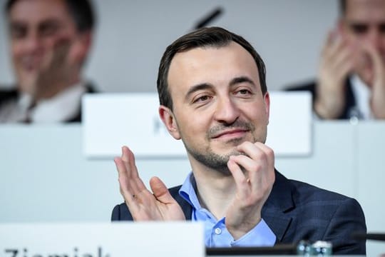 Paul Ziemiak am Samstag beim CDU-Bundesparteitag in Hamburg.