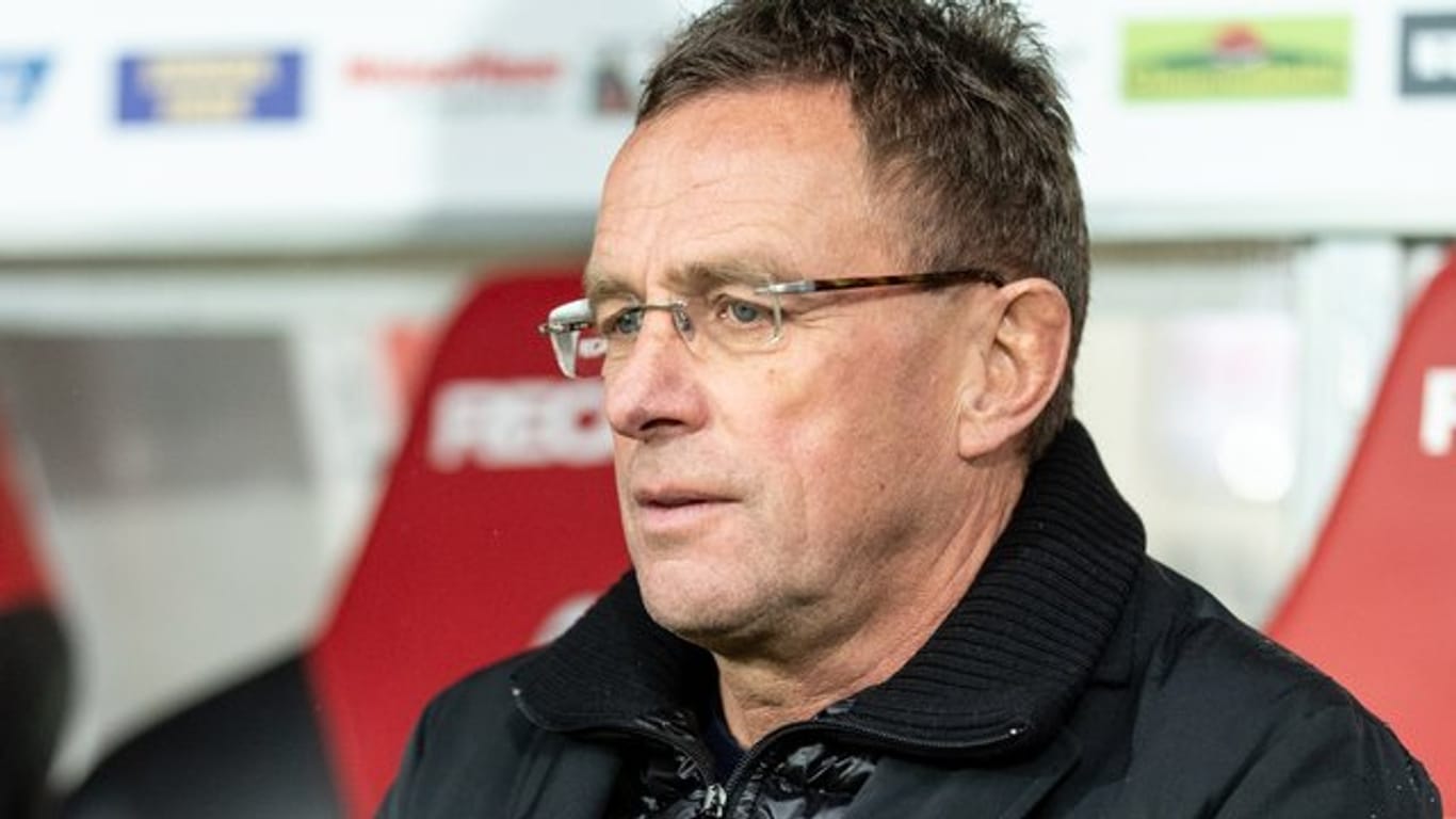 Bedient: Leipzig-Coach Ralf Rangnick in Freiburg.