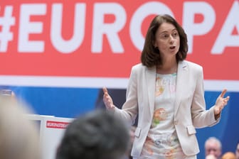 Bundesjustizministerin und SPD-Spitzenkandidatin Katarina Barley: Kampf gegen Rechtsextremismus und für eine gerechtere Sozialpolitik.