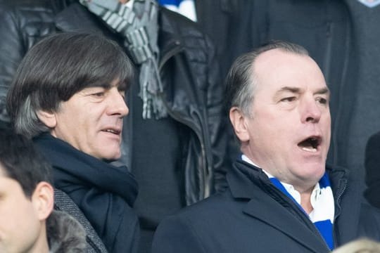 Als Zuschauer verfolgte Bundestgrainer Joachim Löw am 14.