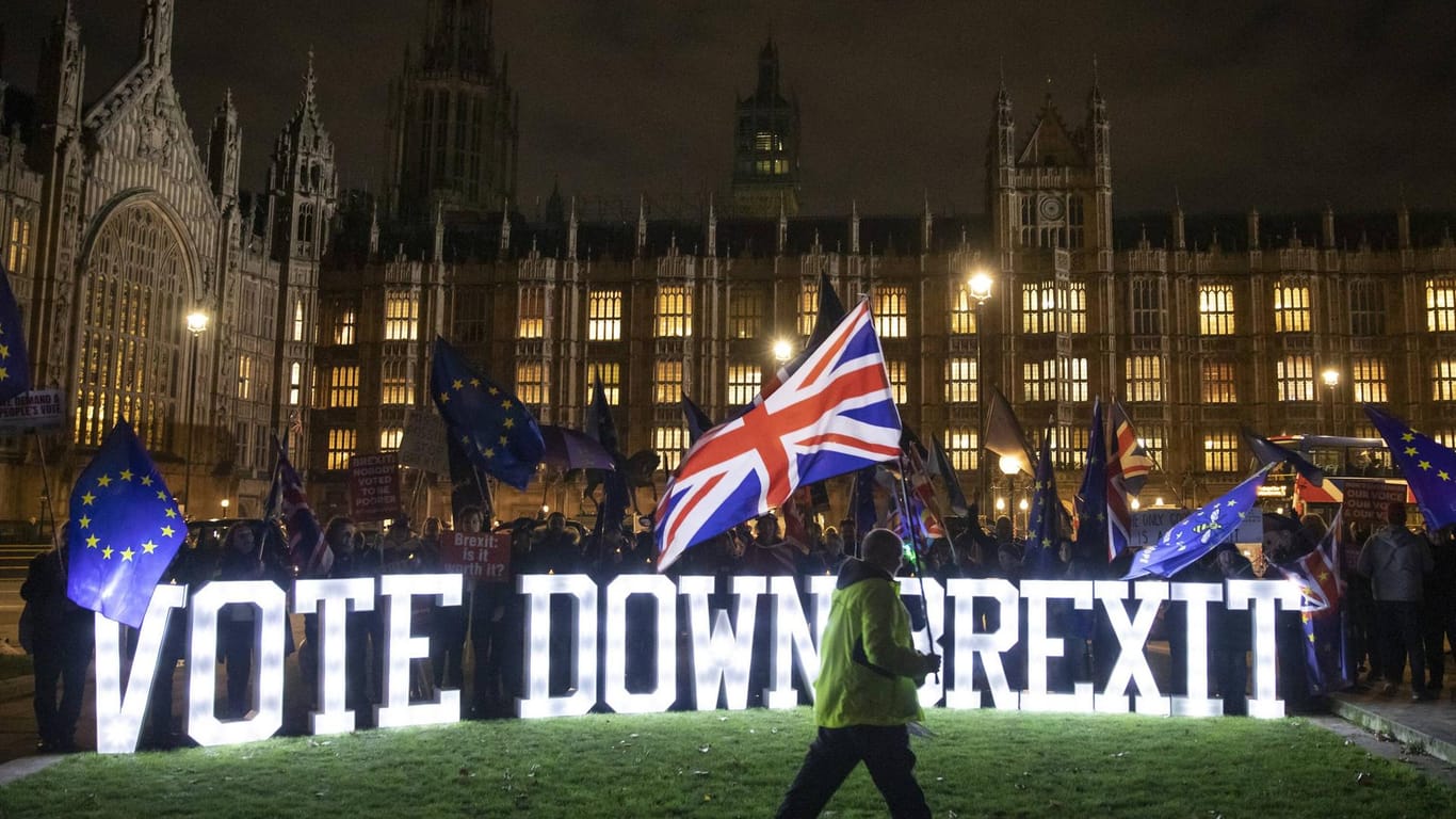 Anti-Brexit-Proteste in London: Ein neues Referendum könnte auch eine Lösung im Brexit-Streit sein.