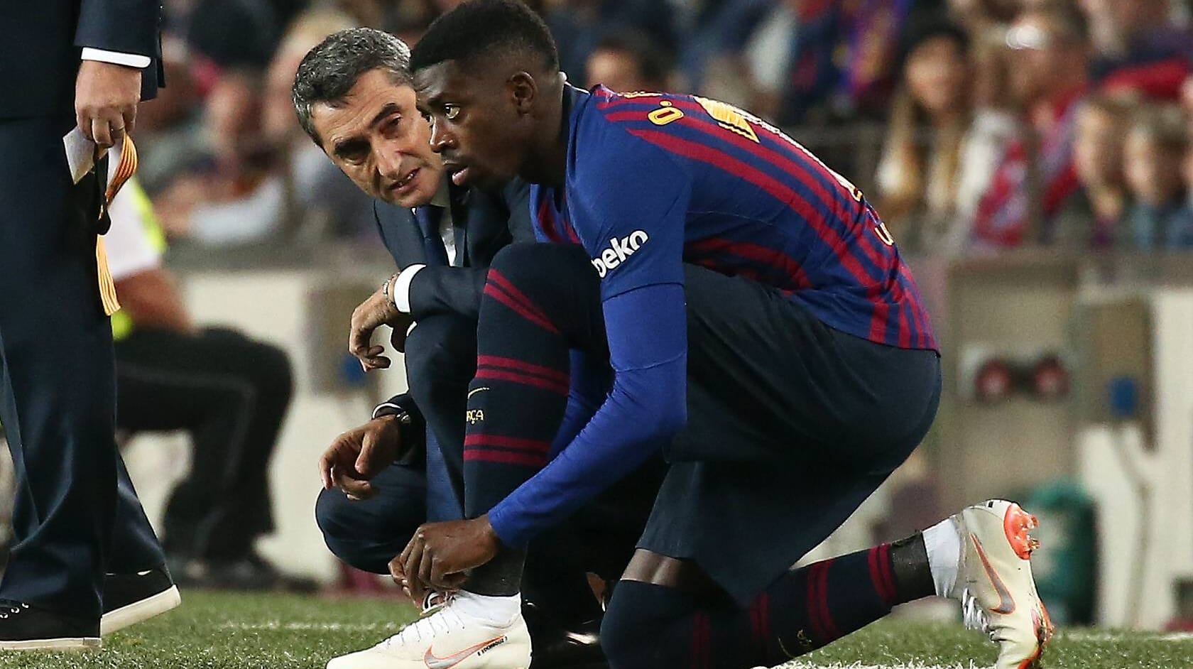 Rat vom Trainer: Ernesto Valverde kämpft um Top-Talent Ousmane Dembélé.