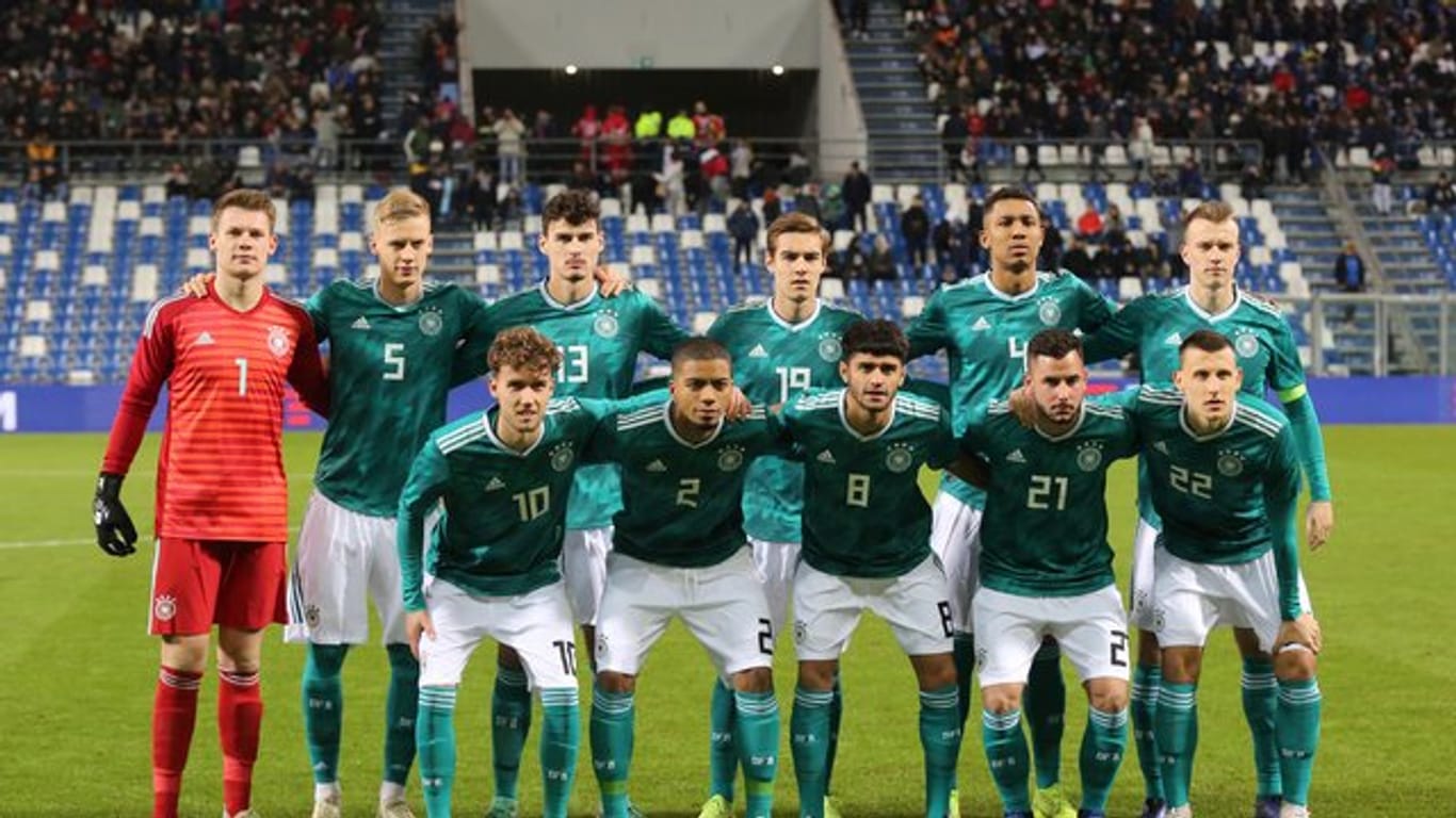 Die deutsche U-21-Nationalmannschaft trifft in der EM-Quali auf Belgien, Wales, Bosnien-Herzegowina und Moldau.