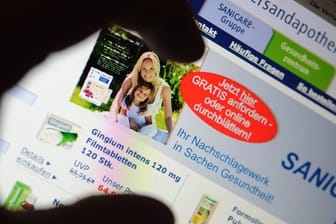 Webseite einer Online-Apotheke: Gesundheitsminister Jens Spahn (CDU) wird auf ein Verbot des Versandhandels mit Medikamenten verzichten.