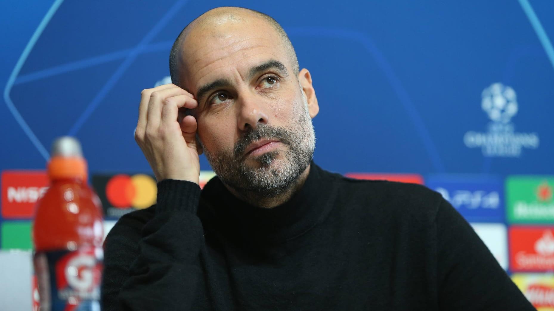 Nachdenklich: ManCity-Trainer Pep Guardiola.