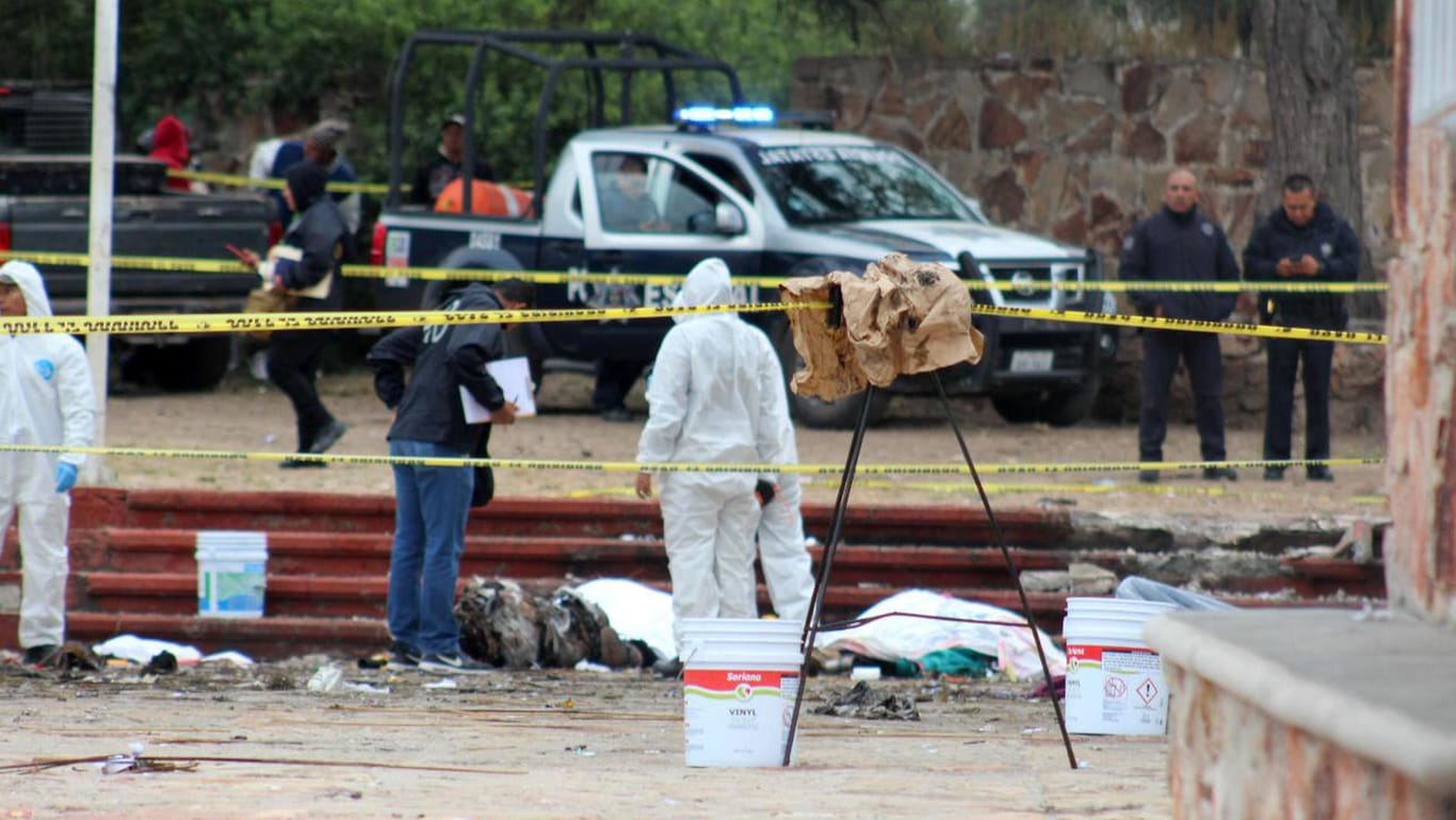 Der Unglücksort in Tequisquiapan: Über 50 Menschen sind bei einer Detonation teils schwer verletzt worden.