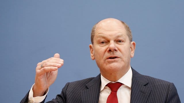 Bundesfinanzminister Olaf Scholz (SPD) bei einer Pressekonferenz zur geplanten Reform des Gesetzes zur Grundsteuer. Bundesfinanzminister Olaf Scholz (SPD) bei einer Pressekonferenz zur geplanten Reform des Gesetzes zur Grundsteuer.
