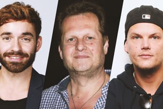 Danie Küblböck, Jens Büchner und Avicii (v.l.): Fans und Familien trauerten dieses Jahr um sie.