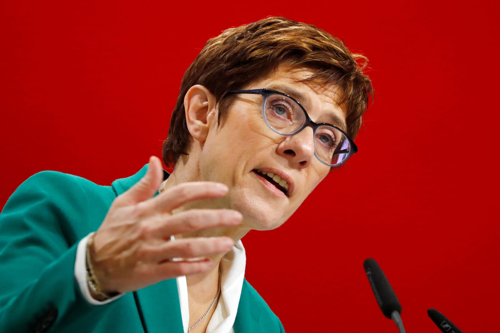 Die neue CDU-Chefin Annegret Kramp-Karrenbauer: Kann sie Wähler in Ostdeutschland gewinnen?