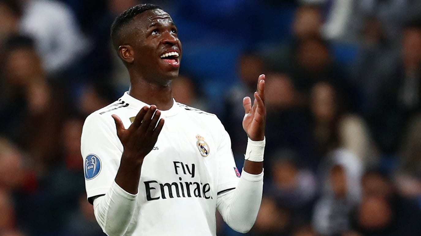 Deutliche Niederlage für die Königlichen: Reals Top-Talent Vinicius Jr. und seine Mitspieler konnten gegen Moskau nicht glänzen.