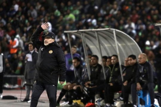 Diego Maradona, Trainer des mexikanischen Zweitligisten Dorados de Sinaloa, muss eine Geldstrafe zahlen.