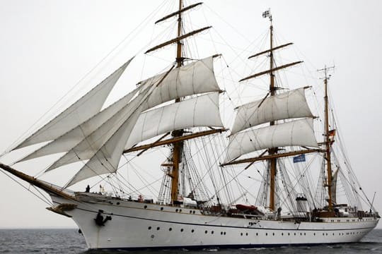 Die "Gorch Fock" wird seit Anfang 2016 von der Elsflether Werft saniert.