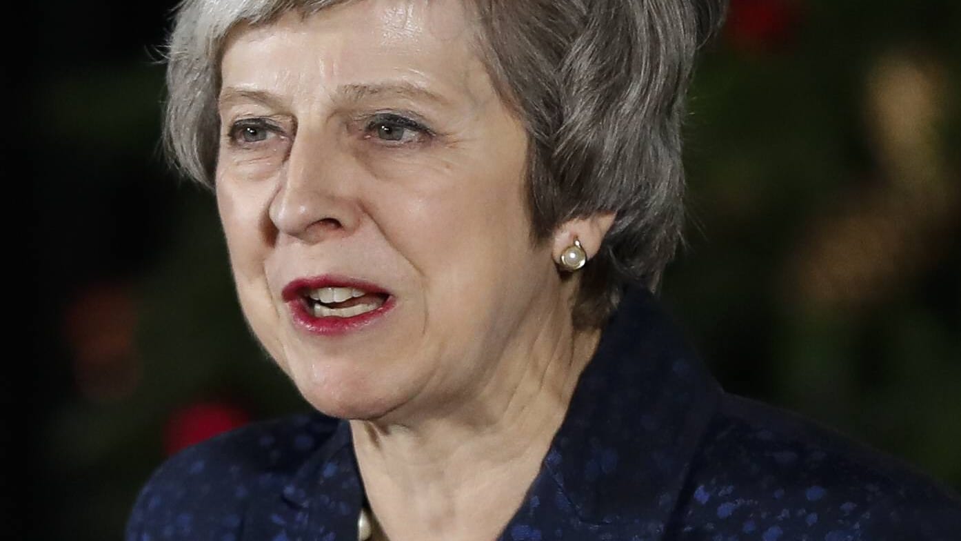 Theresa May: Die britische Premierministerin konnte das Misstrauensvotum für sich entscheiden. Ihre Aufgabe wird dadurch nicht leichter.