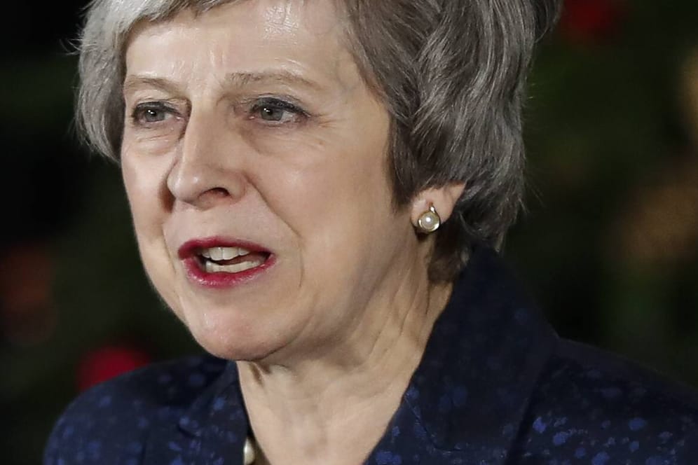 Theresa May: Die britische Premierministerin konnte das Misstrauensvotum für sich entscheiden. Ihre Aufgabe wird dadurch nicht leichter.