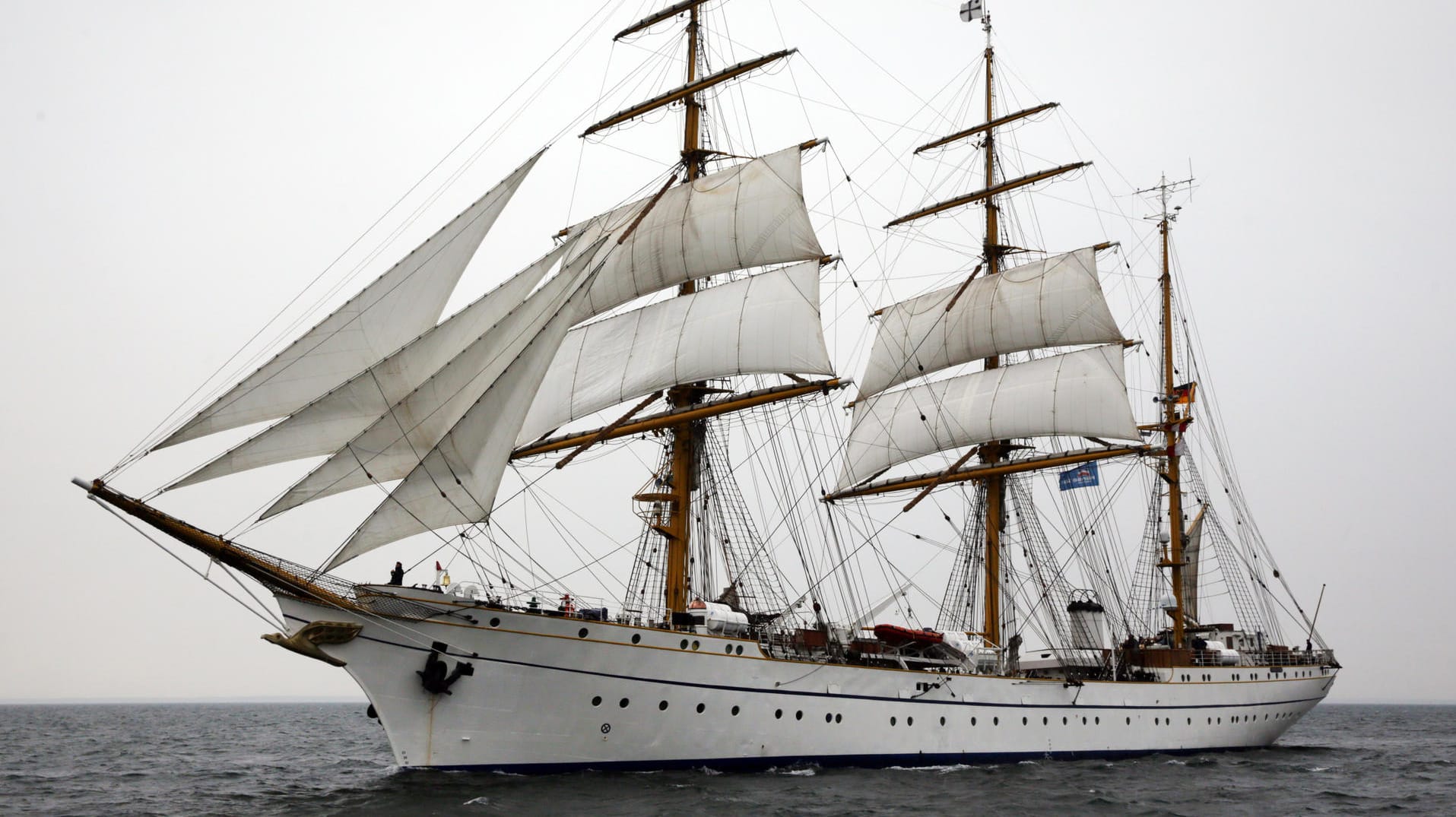 Die "Gorch Fock": Das Marine-Segelschulschiff wird 60 Jahre alt.