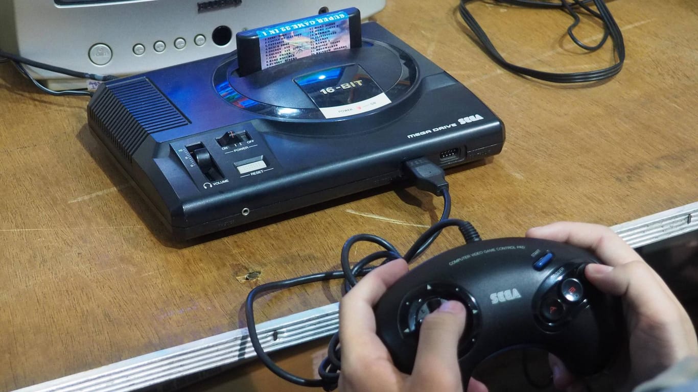 Original Sega Mega Drive: Die Retro-Games kehren auf den TV zurück.