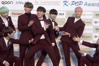 Die südkoreanische Boyband BTS kann sich nicht nur über Musikpreise freuen.