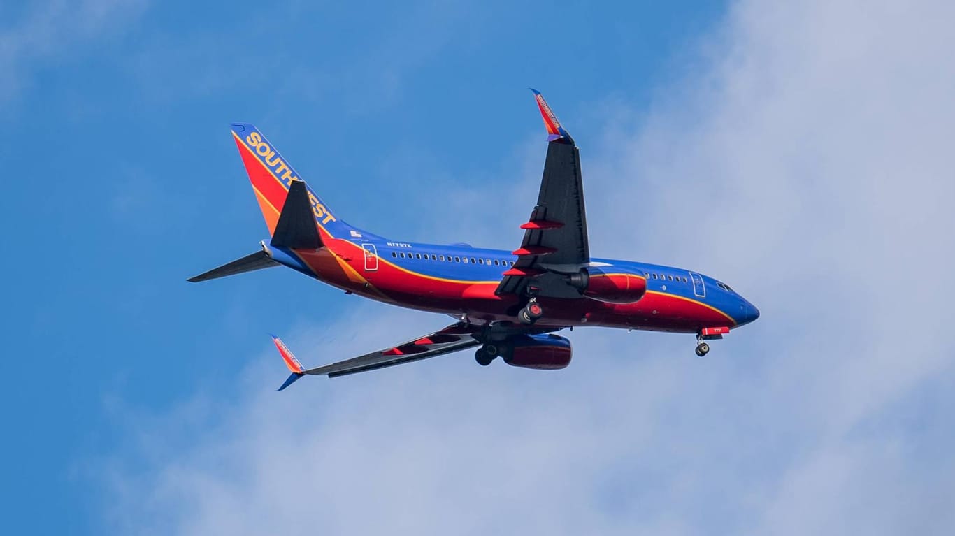 Ein Flugzeug von Southwest Airlines: Die Maschine hatte bereits 950 Kilometer Strecke hinter sich, als der Irrtum bemerkt wurde. (Symbolbild)