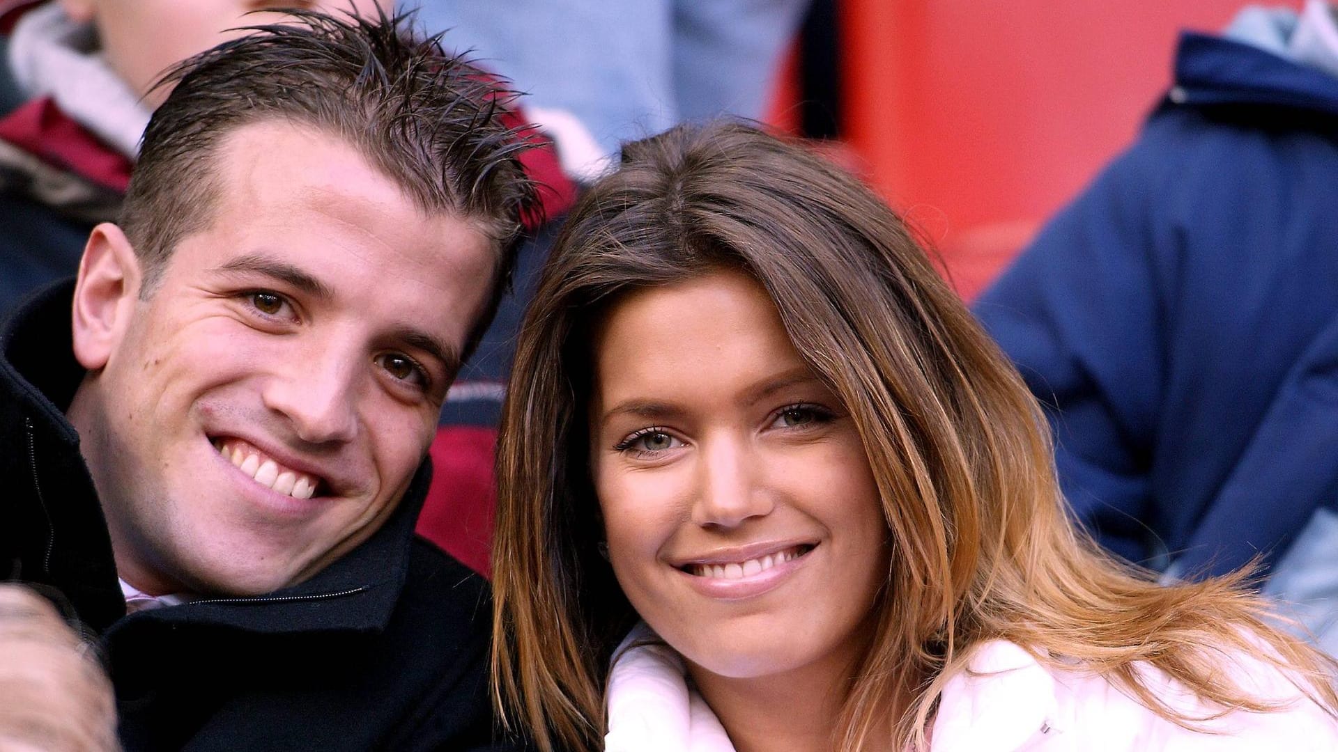 Schwer verliebt: Rafael van der Vaart und Sylvie Meis 2004.