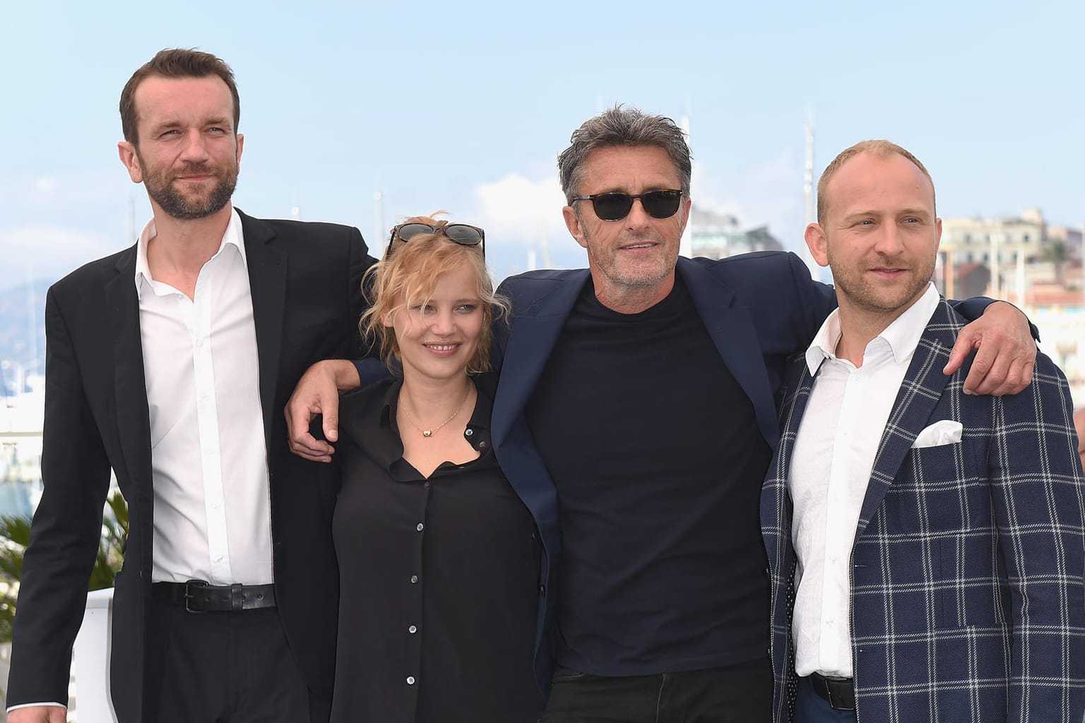 Die Stars von "Cold War": Tomasz Kot, Joanna Kulig, Pawel Pawlikowski und Borys Szyc.