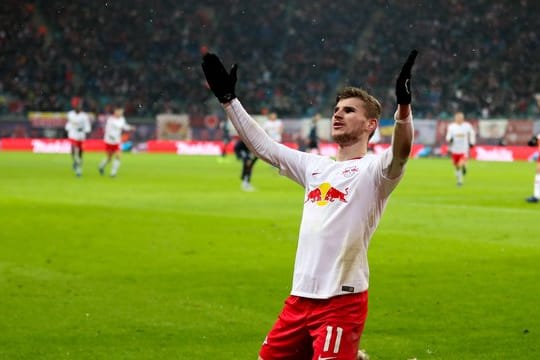 Timo Werner traf doppelt für RB Leipzig.