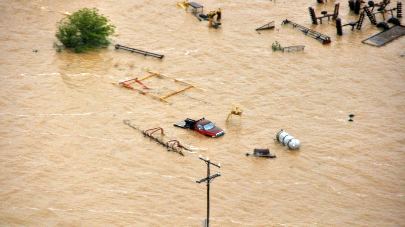 Überschwemmungen in Pocahontas, USA: Die Weltgemeinschaft hat sich auf ein Regelbuch zum Klimaabkommen geeinigt – aber reicht das?