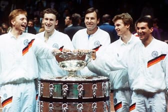 Die deutschen Tennis-Herren gewannen vor 30 Jahren den Davis Cup.
