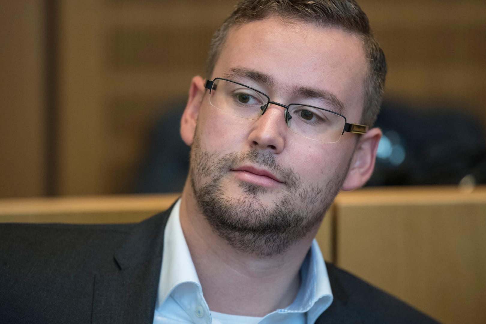 Verurteilt: Der AfD-Bundestagsabgeordnete Sebastian Münzenmaier stand am Montag vor Gericht wegen eines Überfalls auf Mainz 05-Fans.