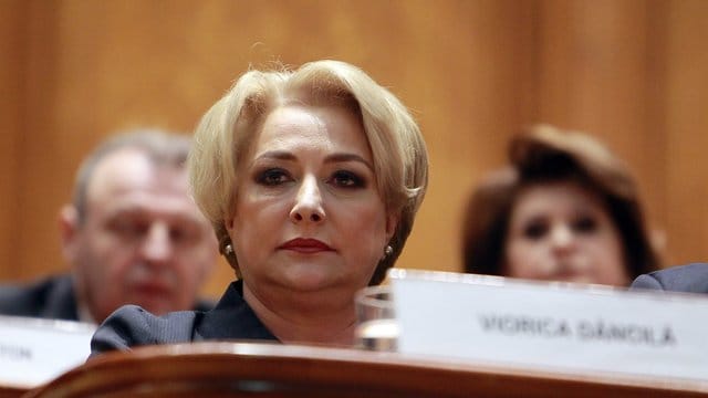 Viorica Dancila Ende Januar im Parlament in Bukarest.