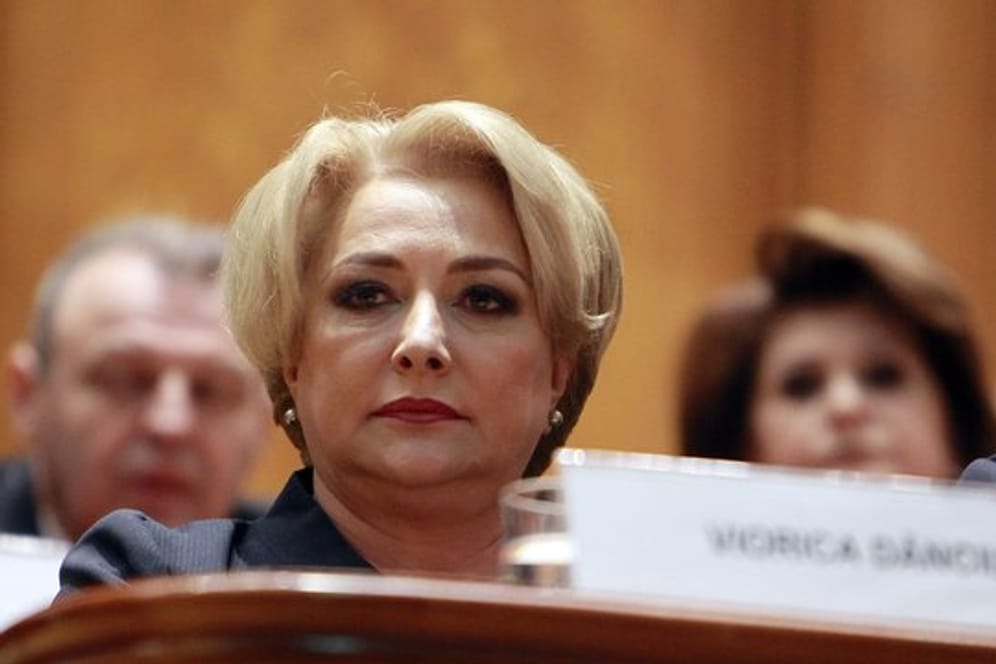 Viorica Dancila Ende Januar im Parlament in Bukarest.