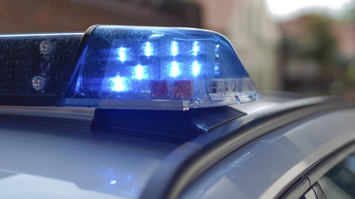 Blaulicht der Polizei: Ermittler suchen nach den Dieben in Mainz-Bischofsheim. (Symbolfoto)