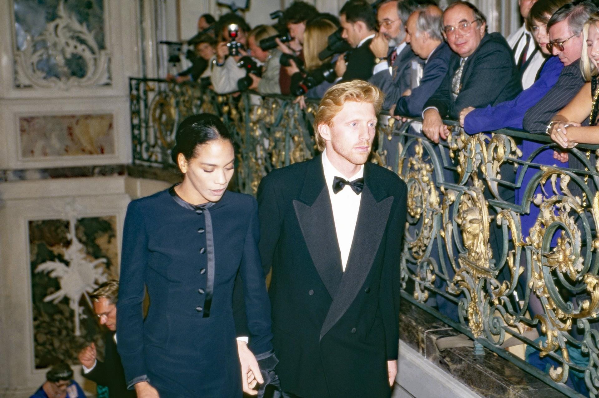 Barbara und Boris Becker: Hier bei einem Besuch von Queen Elizabeth II.