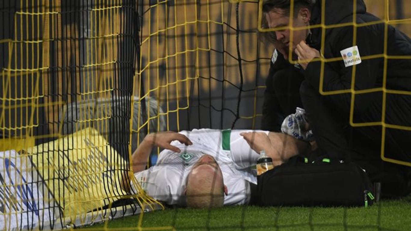 Der Bremer Davy Klaasen hatte sich im Spiel gegen den BVB verletzt.