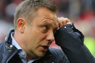 Hannovers Trainer André Breitenreiter ärgerte sich über Niclas Füllkrug.